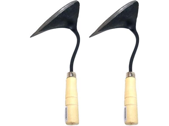 SERENITA Lawn Grass Edger Hoe Garden Tool Weeding Tools for Garden. Homi Korean Plow Easy Digger with Blade. Less Effort Easy Farming Tool 2pcs