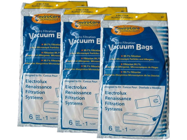 18 EnviroCare Replacement Designed To Fit Electrolux Renaissance Micro Filtration Style R Vacuum Bags + 3 Filters