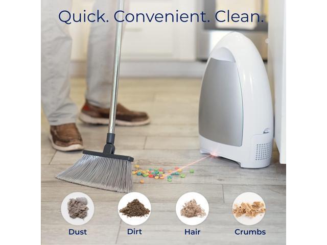 EYE-VAC Home Touchless Vacuum, Automatic Dustpan, 1000W Bagless Canister for Pet Hair and Dirt, White