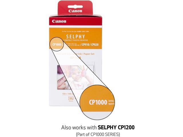 Canon RP-108 High Capacity Color Ink and 324 Sheets For SELPHY Printer (3-Pack)