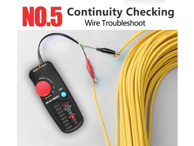 BSIDE FWT82 Dual Mode Network Cable Tracker RJ45 RJ11 Wire Toner Ethernet LAN Tracer Analyzer Detector Line Finder - 2PCS