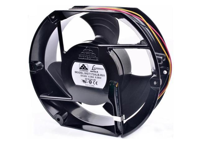 Protechnic MGT1724LB-R51 24V 17cm 17251 RD stop rotation alarm DC cabinet ventilation cooling fan