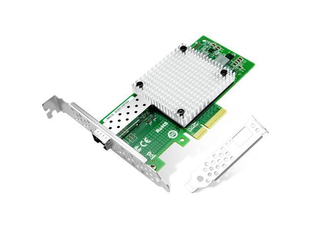 LR-LINK 1016PF-SFP+ 10Gb PCI-E NIC Network Card, PCI Express Ethernet Card LAN Adapter Support Windows Server/Windows/Linux/ESX Intel 82599 Chip.
