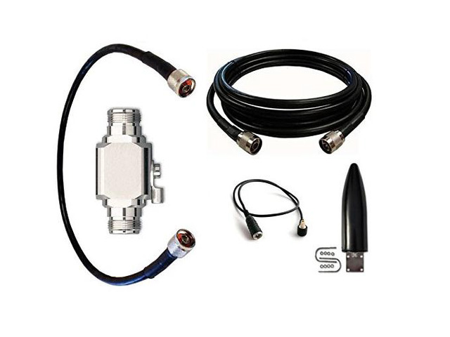 High Gain Omni-Directional Antenna Kit for MR5100 Nighthawk Netgear M5 5G Mobile Router, 50 ft Cable