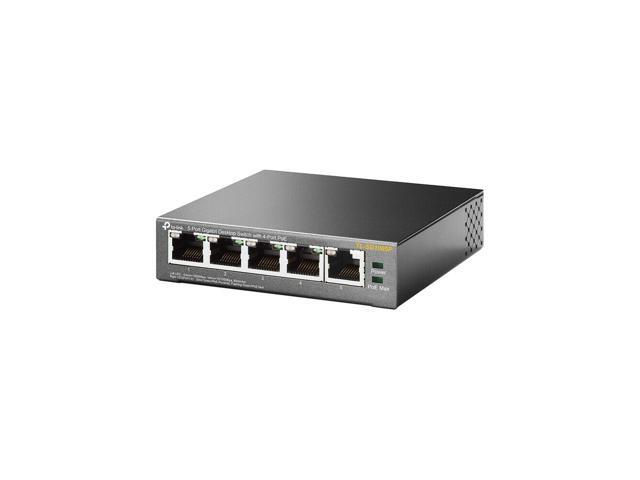 TP-Link TL-SG1005P 5-Port Gigabit Ethernet 1000Mbps Desktop Switch, 4 PoE Ports