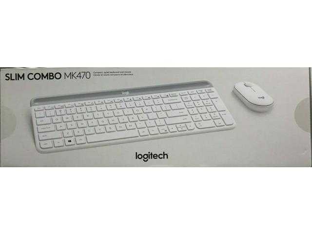 Logitech - MK470 - Slim Wireless Combo - Off White