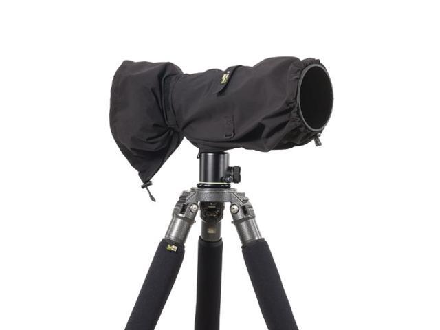 LensCoat Raincoat Rain Cover Sleeve Protection for Camera and Lens, Large (Black) RS LCRSLBK