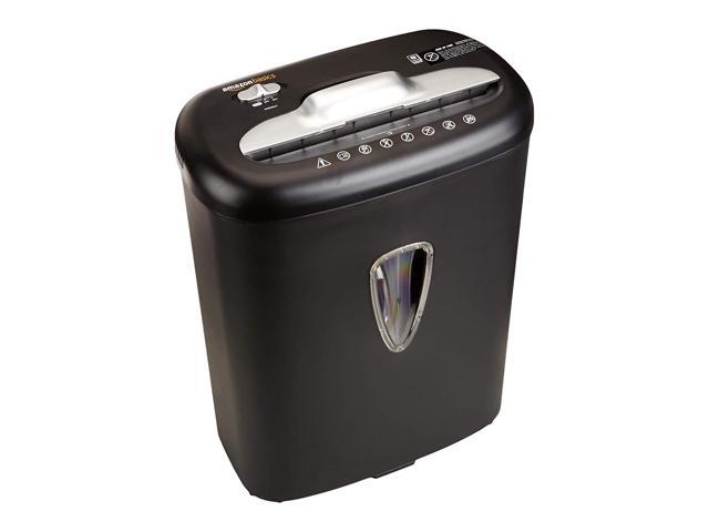 AmazonBasics 8-Sheet Capacity, Cross-Cut Paper and Credit Card Shredder, 4.1 Gallon