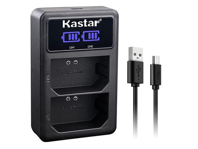 Kastar LCD Dual Charger for Sony NP-FZ100 Battery, BC-QZ1 Charger and Sony Alpha 9, Sony A9, Sony Alpha 9R, Sony A9R, Sony Alpha 9S, Sony A9S, Sony...
