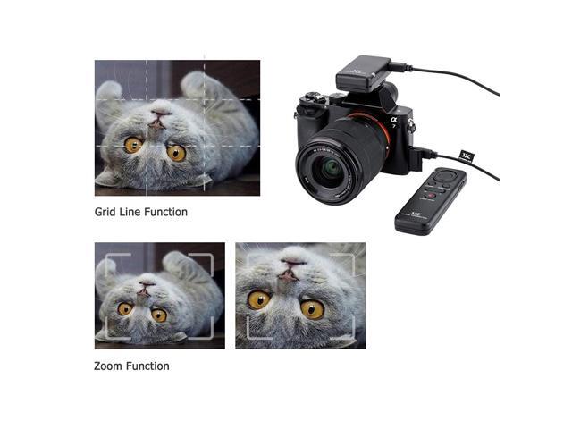 JJC RMT-VP1K Wireless Remote Control for Sony ZV-1 ZV1 A7 III A7R IV III A7S II A9 A6000 A6100 A6300 A6400 A6600 RX100 VII VA V FDR-AX33 AX43 AX53...
