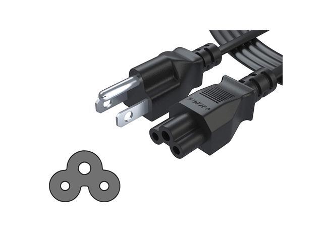 Pwr 6 Ft Mickey Mouse Plug Ac Power Supply Cord AC Adapter Laptop Notebook Computer Charger Cable: IEC-60320 IEC320 C5 to NEMA 5-15P