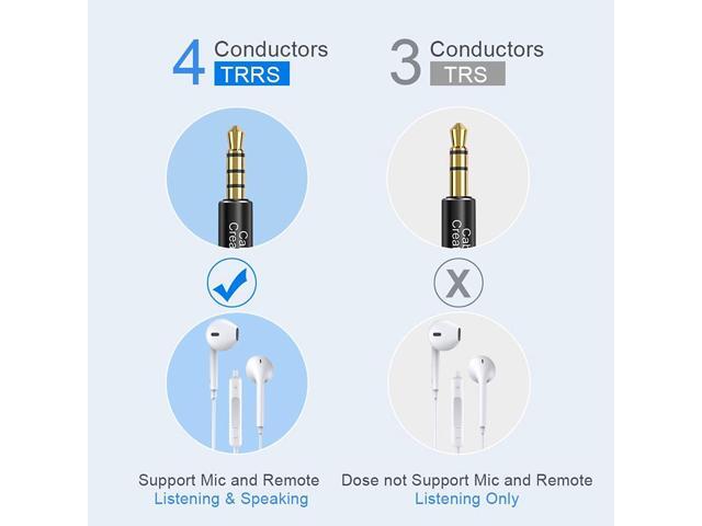 CableCreation Headphone Extension Cable, 90 Degree TRRS 3.5mm Male to Female Audio Extension Cable 4-Conductor(Microphone Compatible), 6 Feet