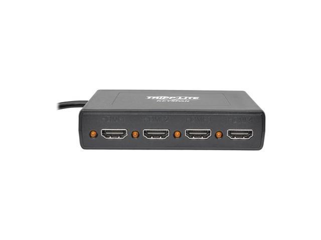 Tripp Lite 4-Port Mini DisplayPort to HDMI Multi Stream Transport Hub, MDP 1.2, MDP to HDMI, 3840x2160 4K x 2K @ 24/30Hz (B155-004-HD-V2)