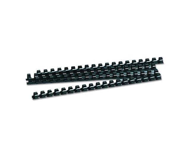 Fellowes 52326 Plastic Comb Bindings, 1/2' Diameter, 90 Sheet Capacity, Black (Pack of 100 Combs)