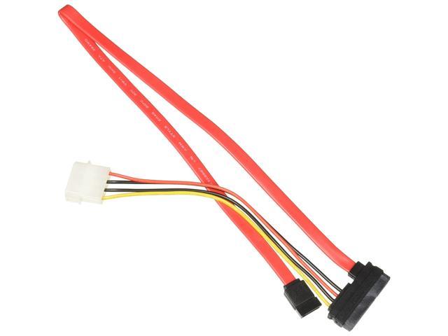 CP TECHNOLOGIES CL-SATA-18-LP4 SATA Cable 1.5 7 Pin Serial ATA (F) to 4 Pin Internal Power, Red (993295016736 Electronics Cables) photo