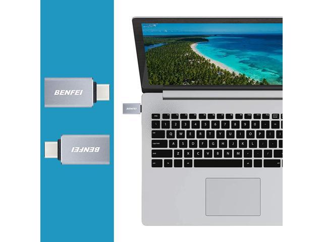 USB C to USB 3.0 Adapter 3 Pack,Benfei USB C to A Male to Female Adapter, Compatible with MacBook 2018 2017 2016, Samsung Galaxy Note 8, Galaxy S8...