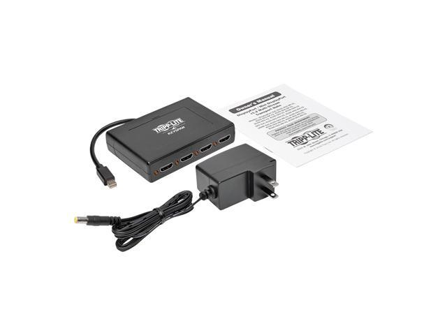 Tripp Lite 4-Port Mini DisplayPort to HDMI Multi Stream Transport Hub, MDP 1.2, MDP to HDMI, 3840x2160 4K x 2K @ 24/30Hz (B155-004-HD-V2)