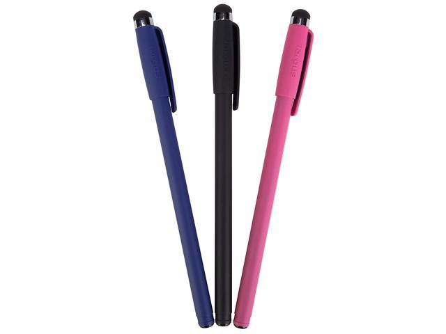 UPC 993259609981 product image for Targus Stylus Pen for Tablets, Apple iPads, Samsung Galaxy - 3 Pack - Black/Blue | upcitemdb.com