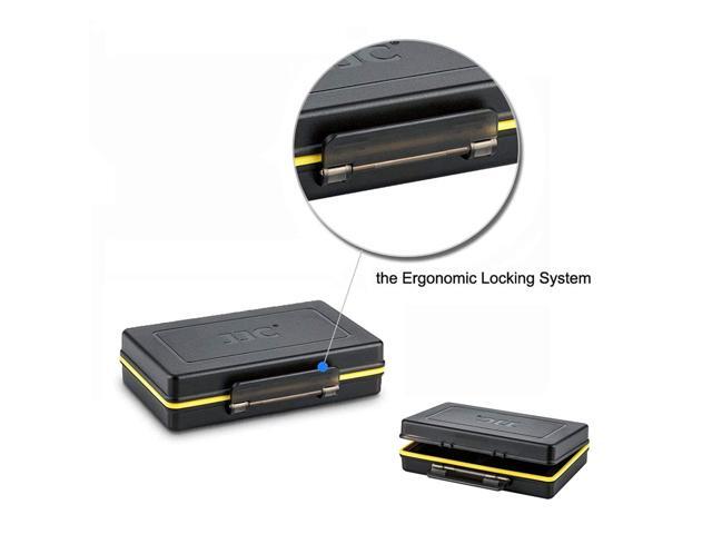 JJC Camera Battery Case Organizer Holder Fits for Canon LP-E6 LP-E8 LP-E12 LP-E17 NB-13L Nikon EN-EL15 EN-EL14 Fujifilm NP-W126 NP-W126S NP-95 Sony...