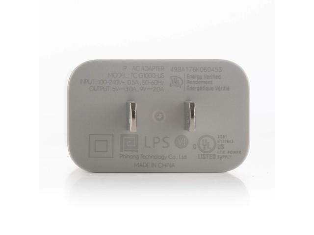 Google USB-C Charging Rapidly Charger for 2nd & 3rd Gen Pixel devices (18W 3A Charger + 3 Foot USB-C, C-C Cable)