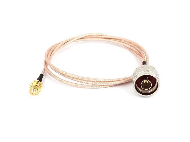 uxcell Type N Male to SMA Female M/F Adapter RG316 Coaxial Cable Lead 3.3Feet