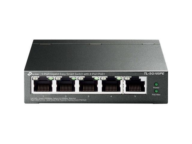 TP-Link 5-Port Gigabit Easy Smart Switch with 4-Port PoE+