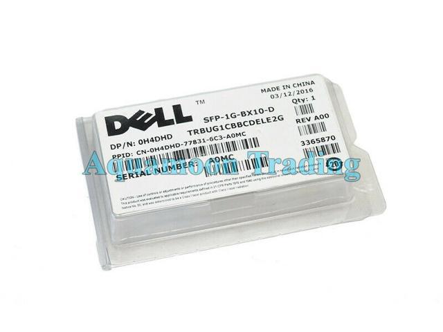 H4DHD Genuine OEM Dell Fiber Optical Transceiver Model SFP-1G-BX10-D Module