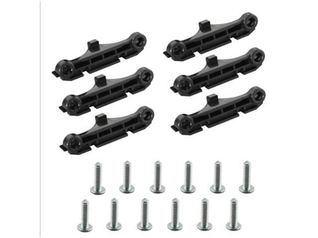 Cpu Fan Bracket 3Pairs Black Cpu Fan Support Brackets Retainer Brackets Plate Support Holders For Am4 Amd