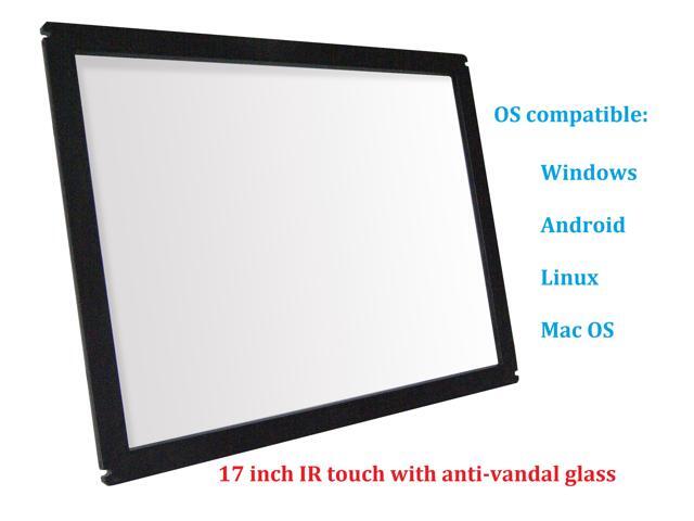 17 Inch Multi Points IR Touch Screen Infrared Touch Panels Overlay USB Free Driver HID Compatible
