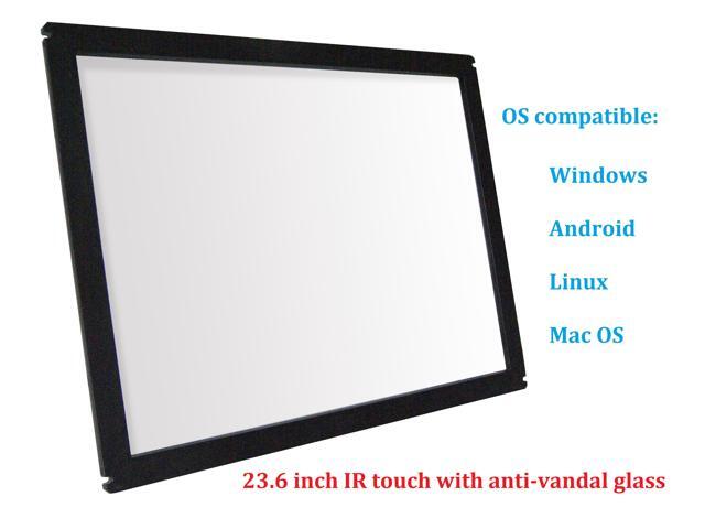 23.6 Inch Multi Points IR Touch Screen Infrared Touch Panels Overlay USB Free Driver HID Compatible