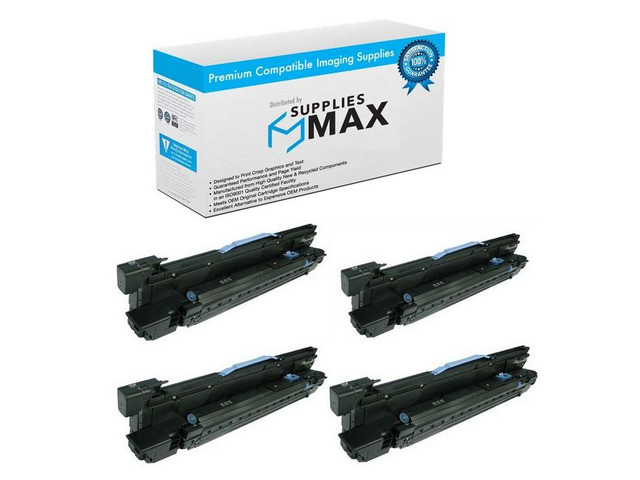 SuppliesMAX Compatible Replacement for HP Color LaserJet CM-6030/6030F/CM-6040/6040F/CP-6015/6015DE/6015XH Imaging Drum Unit Combo Pack (35000 Page...