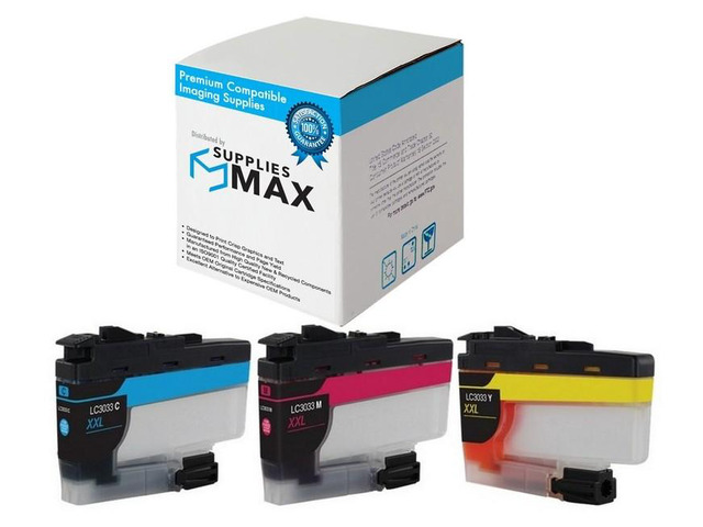 SuppliesMAX Compatible Replacement for Brother DCP-J1100DW/MFC-J805DW/MFC-J815DW/MFC-J995DW/MFC-J1300DW Super High Yield Inkjet Combo Pack (C/M/Y)...