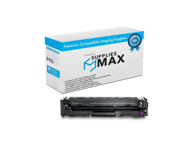 SuppliesMAX Compatible Replacement for HP Color Laser Jet M254DW/M254NW/M280NW/M281CDW/M281FDN/M281FDW Magenta Toner Cartridge (1300 Page Yield)...