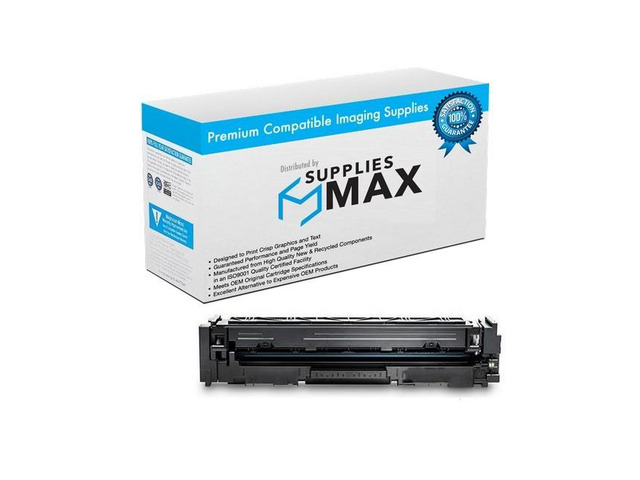 SuppliesMAX Compatible Replacement for HP Color Laser Jet M254DW/M254NW/M280NW/M281CDW/M281FDN/M281FDW Black Toner Cartridge (1400 Page Yield) (NO....