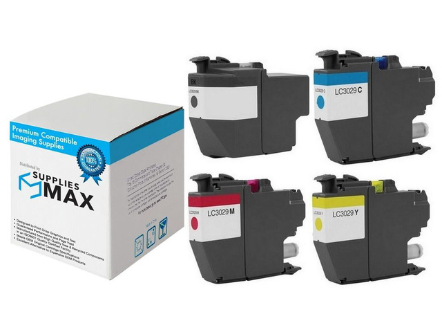 SuppliesMAX Compatible Replacement for Brother MFC-J5830DW/MFC-J5930DW/MFC-J6535DW/MFC-J6935DW Super High Yield Inkjet Combo Pack (BK/C/M/Y)...