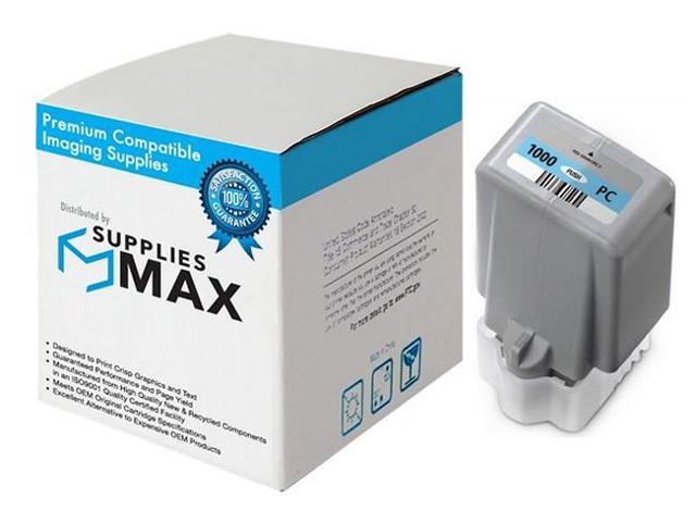 SuppliesMAX Compatible Replacement for Canon ImagePROGRAF PRO 1000 Photo Cyan Pigment Wide Format Inkjet (80ML) (0550C002)