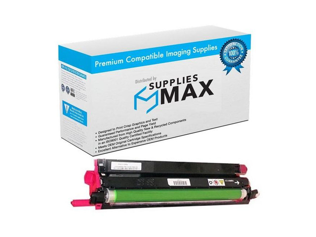 SuppliesMAX Compatible Replacement for Dell C2660DN/C2665DNF/C3760DN/C3760N/C3765DNF/S3840CDN/S3845CDN Magenta Drum Unit (55000 Page Yield)...