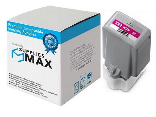 SuppliesMAX Compatible Replacement for Canon ImagePROGRAF PRO 1000 Magenta Pigment Wide Format Inkjet (80ML) (0548C002)