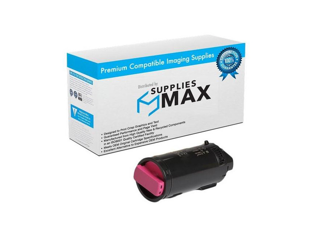 SuppliesMAX Remanufactured Replacement for VersaLink C600/VersaLink C605 Series Magenta High Yield Toner Cartridge (10100 Page Yield) (106R03901)
