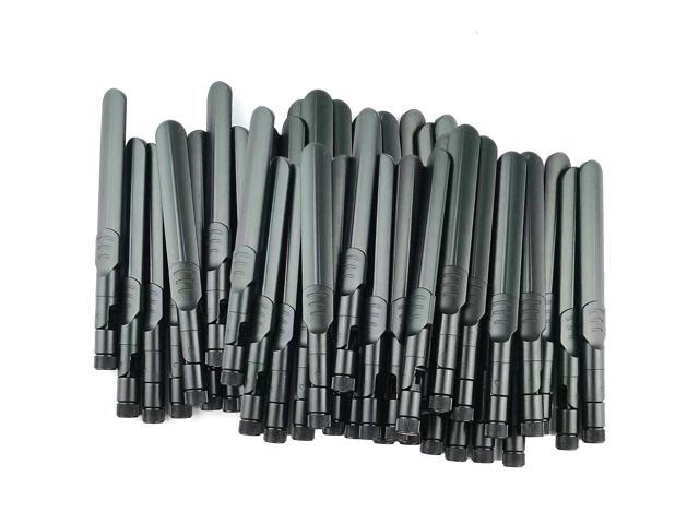 50pcs 8dBi WiFi Wireless Antenna 2.4GHz 5.8GHz RP-SMA Male Hole PC Network