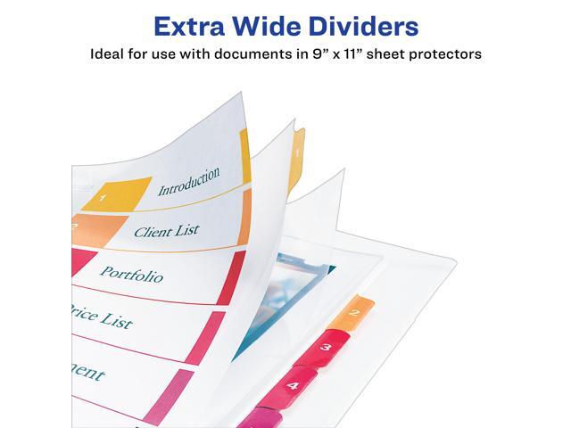 Avery Dividers Ready Index A-Z 9-3/4' x 11' 26/Set White 11166