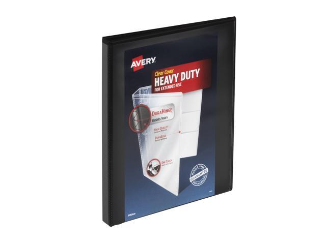 Avery View Binder Heavy-duty Slant Ring 1/2' Cap Letter-size BK 79766
