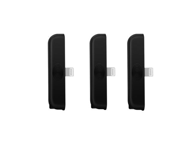 (3 Pack) Right Angle iPhone Charger Cable Adapter, Lightning (Female) to Lightning (Male) Charging Adapter Work for iPhone, iPad, iPod and More...