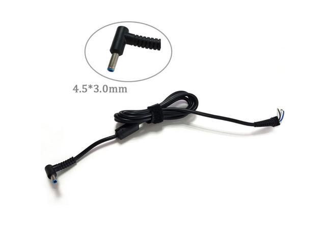 DC 4.5 x 3.0mm 4.5*3.0 mm Power Supply Plug Connector With Cord / Cable For Hp Envy Pavilion 14 15 Laptop Adapter Charger Cable