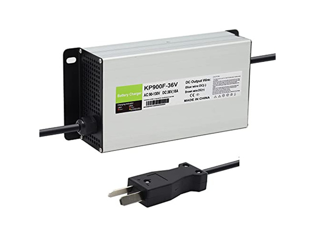36V 18A Golf Cart Battery Charger With Crowsfoot Style Connector Crows Foot Plug
