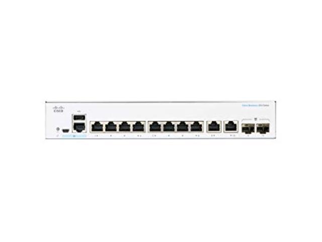 Business Cbs250-8T-E-2G Smart Switch, 8 Port Ge Ext Ps, 2X1g Combo, Limited Lifetime Protection (Cbs250-8T-E-2G-Na)