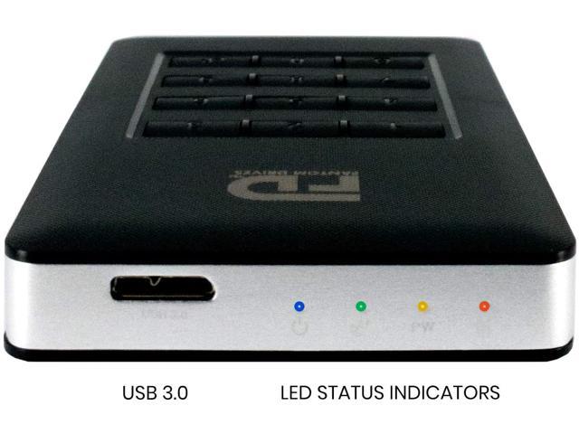 UPC 923994684837 product image for Fantom Drives Datashield 1TB 256-Bit AES Hardware Encrypted Portable USB 3.0 Ext | upcitemdb.com