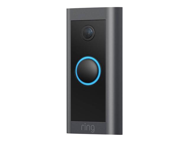 Ring - Wi-Fi Video Doorbell - Wired - Black - image 3