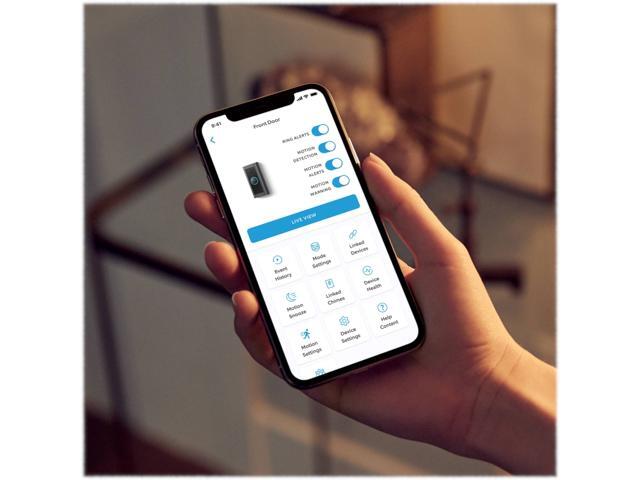 Ring - Wi-Fi Video Doorbell - Wired - Black - image 6