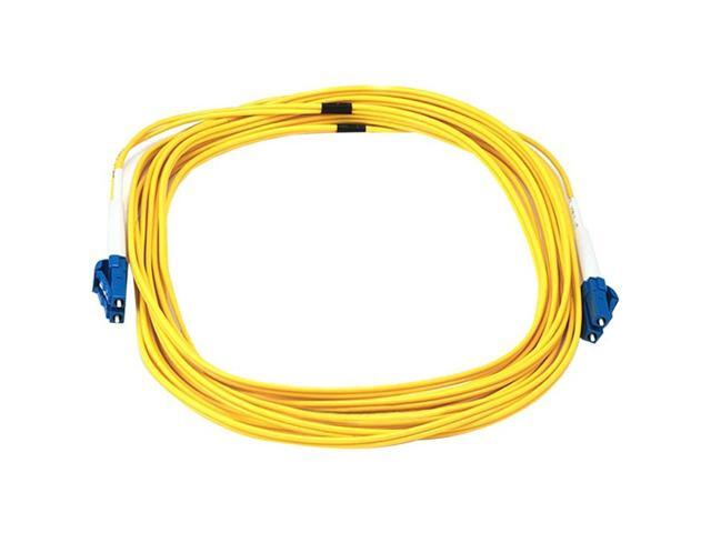 Monoprice Fiber Optic Cable - 5 Meter - Yellow LC to LC, 9/125 Type, Single Mode, Duplex